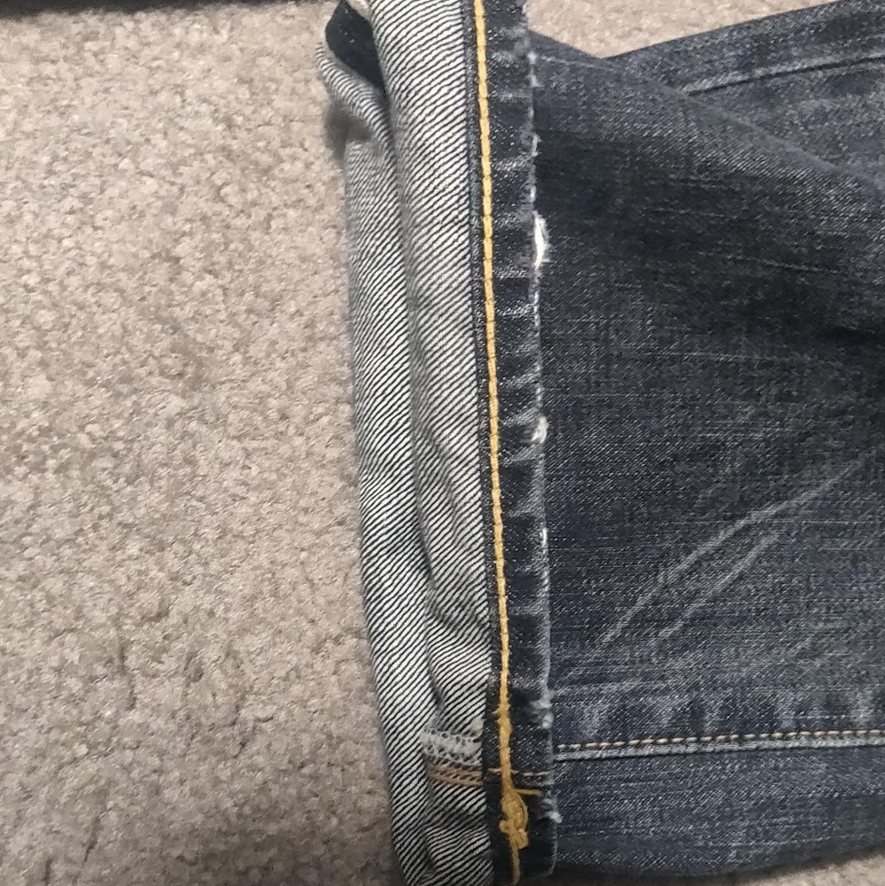 DBL RRL Ralph Lauren Slim Straight Dusty Dark Jns - Picture 14 of 16